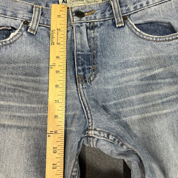 American Eagle Vtg Y2K Jeans Womens Sz 6 Distressed Low rise Boyfriend Bootcut - Picture 8 of 13